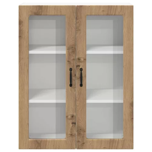  Fali konyhaszekrény kézműves tölgy 80 x 31 x 100 cm Faanyag