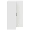  Fali konyhaszekrény Magas Fényű Fehér 57 x 57 x 100 cm Faanyag