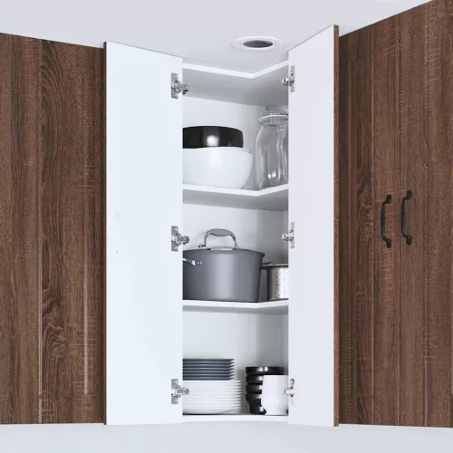  Fali konyhaszekrény Barna Tölgy 57 x 57 x 100 cm Faanyag