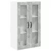  Fali konyhaszekrény Beton szürke 60 x 31 x 100 cm Faanyag