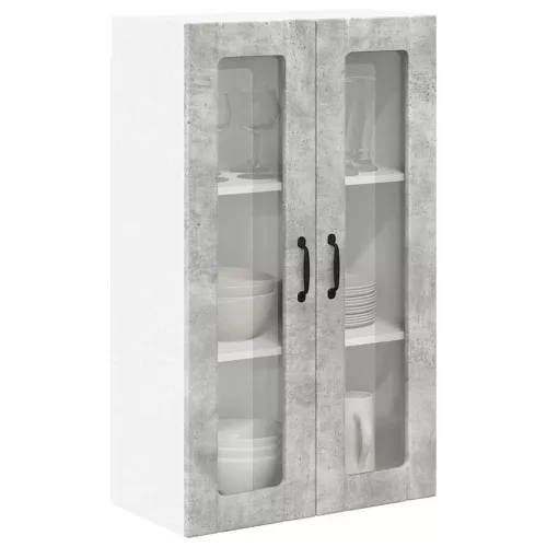  Fali konyhaszekrény Beton szürke 60 x 31 x 100 cm Faanyag