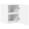  Fali konyhaszekrény ajtóval 2 pcs Fehér 30 x 31 x 40 cm Faanyag
