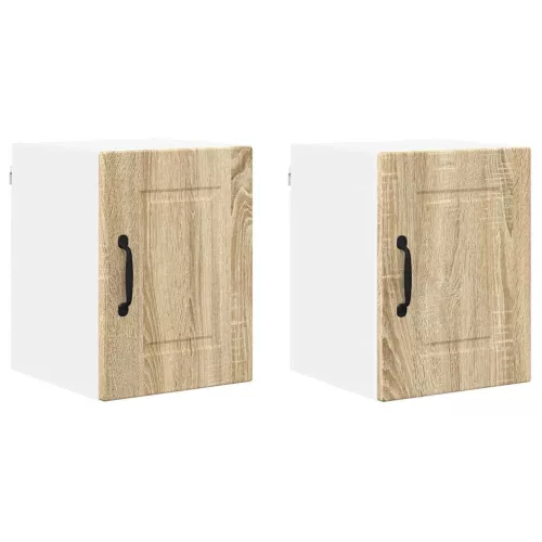  Fali konyhaszekrény 2 pcs Sonoma tölgy 30 x 31 x 40 cm Faanyag