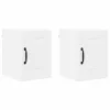  Fali konyhaszekrény 2 pcs Magas Fényű Fehér 30 x 31 x 40 cm