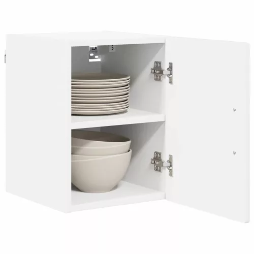  Fali konyhaszekrény 2 pcs Magas Fényű Fehér 30 x 31 x 40 cm