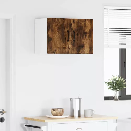 Fali konyhaszekrény 2 pcs Füstölt tölgy 30 x 31 x 40 cm Faanyag