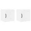  Fali konyhaszekrény 2 pcs Magas Fényű Fehér 40 x 31 x 40 cm