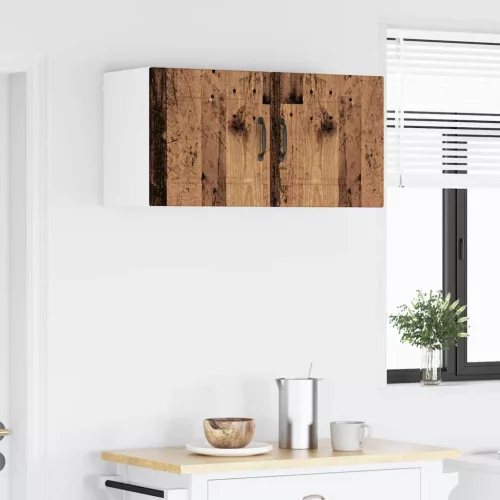  Fali konyhaszekrény 2 pcs Öreg fa 40 x 31 x 40 cm Faanyag