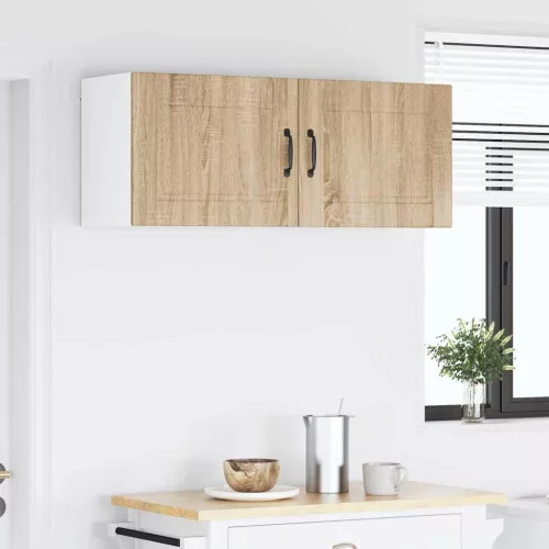  Fali konyhaszekrény 2 pcs Sonoma tölgy 50 x 31 x 40 cm Faanyag