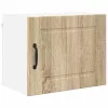  Fali konyhaszekrény 2 pcs Sonoma tölgy 50 x 31 x 40 cm Faanyag