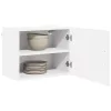  Fali konyhaszekrény 2 pcs Magas Fényű Fehér 50 x 31 x 40 cm