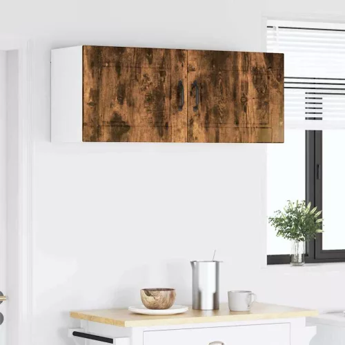  Fali konyhaszekrény 2 pcs Füstölt tölgy 50 x 31 x 40 cm Faanyag