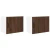  Fali konyhaszekrény 2 pcs Barna Tölgy 50 x 31 x 40 cm Faanyag