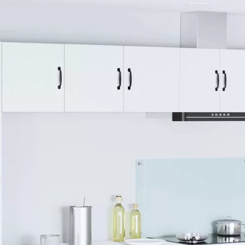  Fali konyhaszekrény polcokkal Fehér 80 x 31 x 40 cm Faanyag