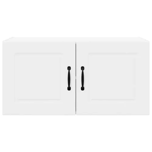  Fali konyhaszekrény polcokkal Fehér 80 x 31 x 40 cm Faanyag