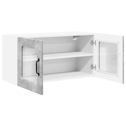  Fali konyhaszekrény Beton Szürke 80 x 31 x 40 cm Faanyag