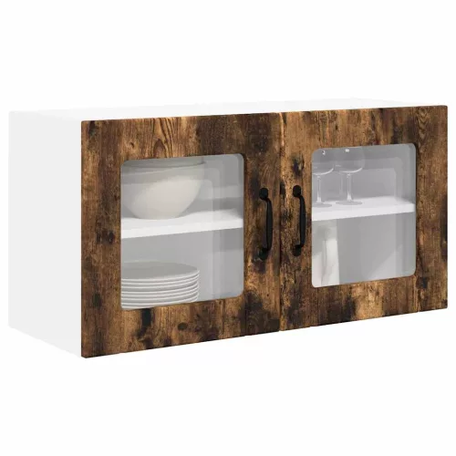  Fali konyhaszekrény Füstölt tölgy 80 x 31 x 40 cm Faanyag