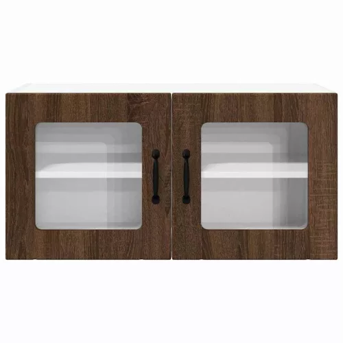  Fali konyhaszekrény ajtóval Barna Tölgy 80 x 31 x 40 cm Faanyag