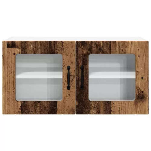  Fali konyhaszekrény polcokkal Öreg fa 80 x 31 x 40 cm Faanyag