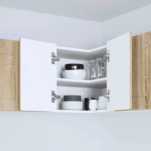  Fali konyhaszekrény Sonoma tölgy 57 x 57 x 40 cm Faanyag