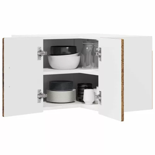  Fali konyhaszekrény polcokkal Öreg fa 57 x 57 x 40 cm Faanyag