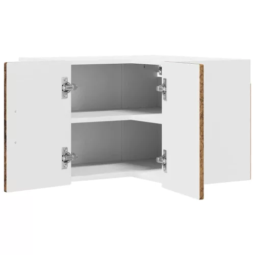  Fali konyhaszekrény polcokkal Öreg fa 57 x 57 x 40 cm Faanyag