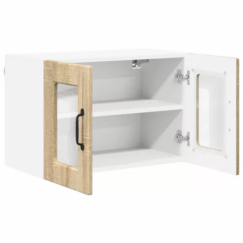  Fali konyhaszekrény 2 pcs Sonoma tölgy 60 x 31 x 40 cm Faanyag