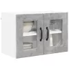  Fali konyhaszekrény 2 pcs Beton Szürke 60 x 31 x 40 cm Faanyag