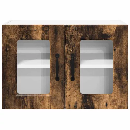  Fali konyhaszekrény 2 pcs Füstölt tölgy 60 x 31 x 40 cm Faanyag
