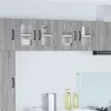 Fali konyhaszekrény 2 pcs Szürke Sonoma 60 x 31 x 40 cm Faanyag