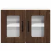  Fali konyhaszekrény 2 pcs Barna Tölgy 60 x 31 x 40 cm Faanyag