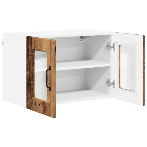  Fali konyhaszekrény 2 pcs Öreg fa 60 x 31 x 40 cm Faanyag