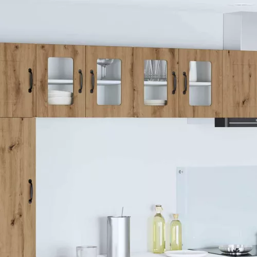  Fali konyhaszekrény 2 pcs Artisan tölgy 60 x 31 x 40 cm Faanyag