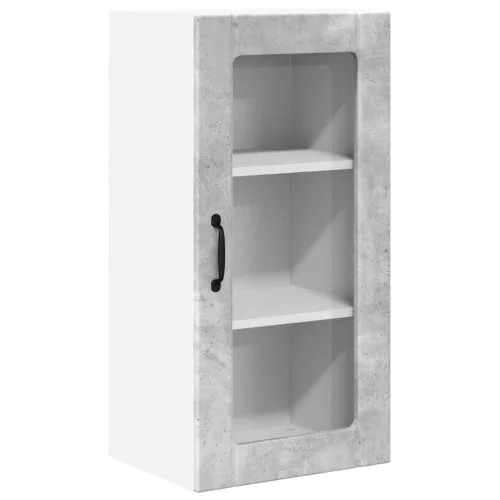  Fali konyhaszekrény Beton Szürke 40 x 31 x 80 cm Faanyag