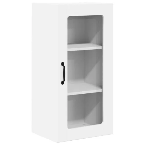  Fali konyhaszekrény 2 pcs Magas Fényű Fehér 40 x 31 x 80 cm