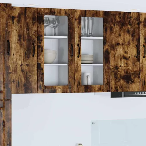  Fali konyhaszekrény Füstölt tölgy 40 x 31 x 80 cm Faanyag