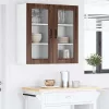  Fali konyhaszekrény 2 pcs Barna Tölgy 40 x 31 x 80 cm Faanyag
