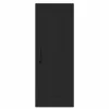  Fali konyhaszekrény 2 pcs Fekete 30 x 31 x 80 cm Faanyag