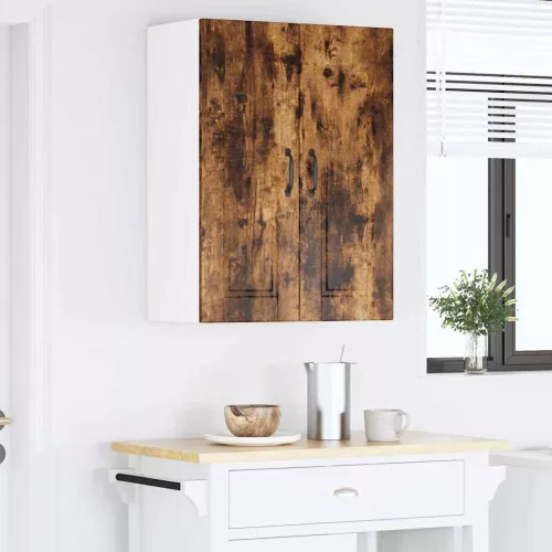  Fali konyhaszekrény 2 pcs Füstölt tölgy 30 x 31 x 80 cm Faanyag