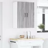  Fali konyhaszekrény 2 pcs Szürke Sonoma 30 x 31 x 80 cm Faanyag