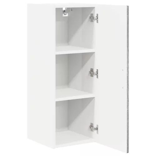  Fali konyhaszekrény 2 pcs Szürke Sonoma 30 x 31 x 80 cm Faanyag