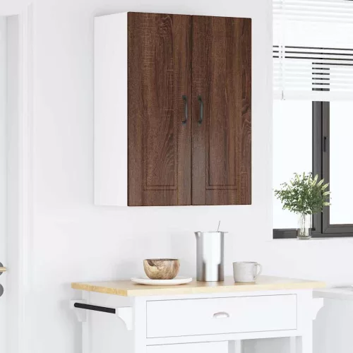  Fali konyhaszekrény 2 pcs Barna Tölgy 30 x 31 x 80 cm Faanyag
