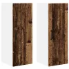  Fali konyhaszekrény 2 pcs Öreg fa 30 x 31 x 80 cm Faanyag