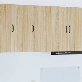  Fali konyhaszekrény Sonoma tölgy 40 x 31 x 80 cm Faanyag