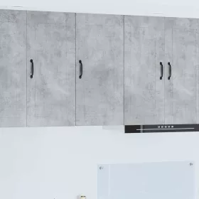  Fali konyhaszekrény Beton Szürke 40 x 31 x 80 cm Faanyag