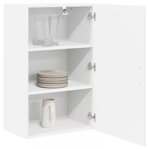 Fali konyhaszekrény polcokkal Fehér 50 x 31 x 80 cm Faanyag