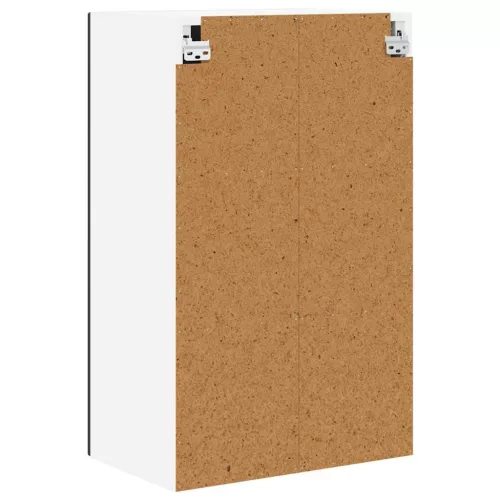  Fali konyhaszekrény polcokkal Fekete 50 x 31 x 80 cm Faanyag