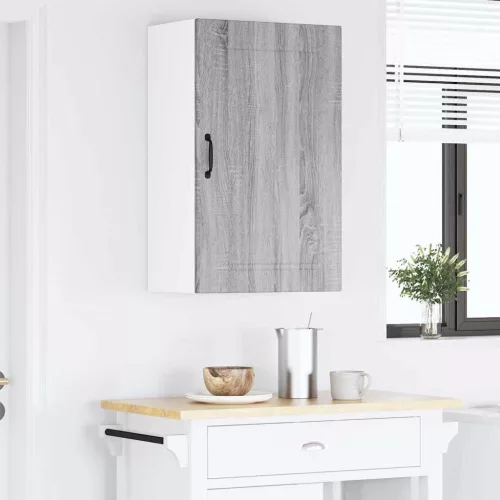  Fali konyhaszekrény Szürke Sonoma 50 x 31 x 80 cm Faanyag