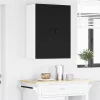  Fali konyhaszekrény polcokkal Fekete 60 x 31 x 80 cm Faanyag