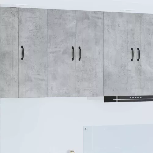  Fali konyhaszekrény Beton Szürke 60 x 31 x 80 cm Faanyag